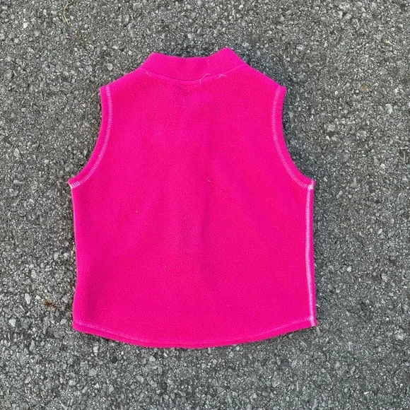 Patagonia Pink Baby Synchilla Fleece Vest Size 3T - Picture 5 of 5